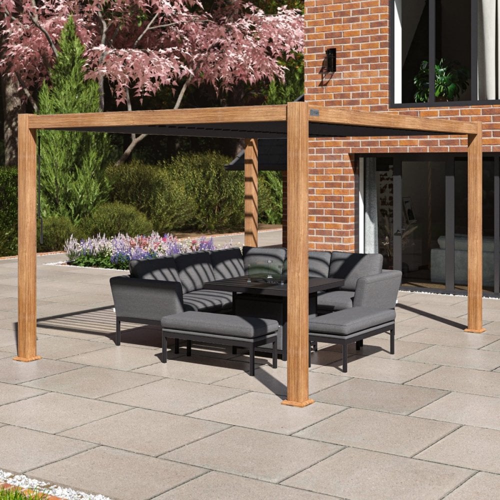 Como Pergola Aluminium Rectangular 30x40 Frame Only