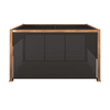 Como Pergola Aluminium Square 40x40 Frame Only