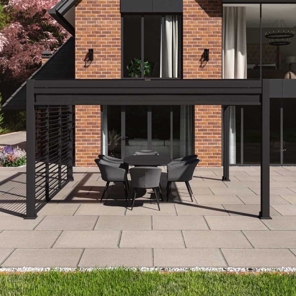 Como Pergola Aluminium Square 40x40 Frame Only