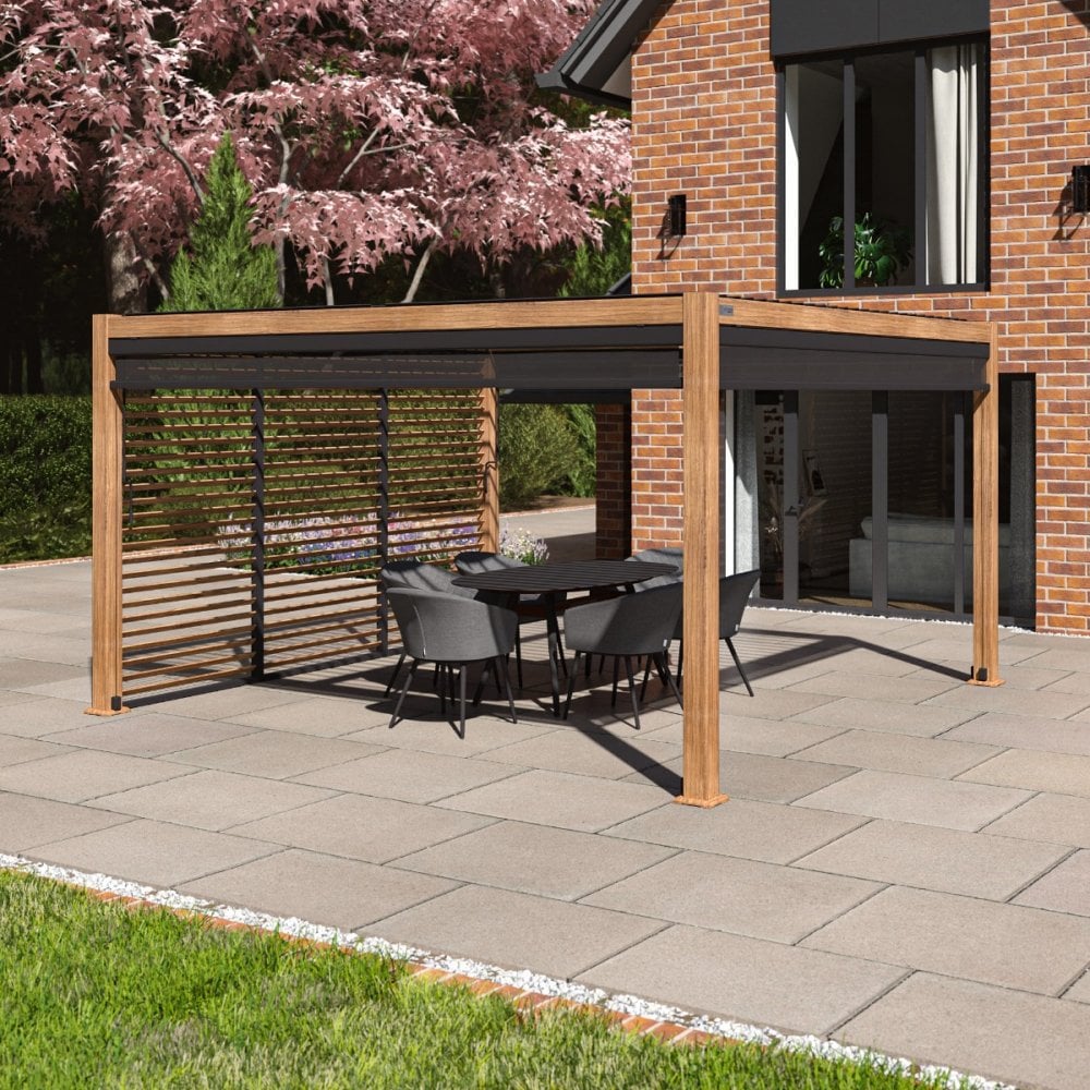 Como Pergola Aluminium Square 40x40 Frame Only