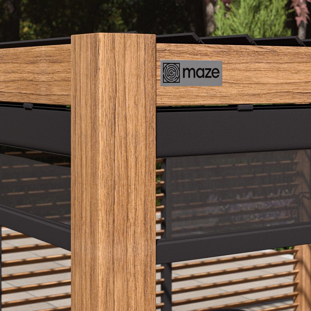 Como Pergola Aluminium Square 40x40 Frame Only