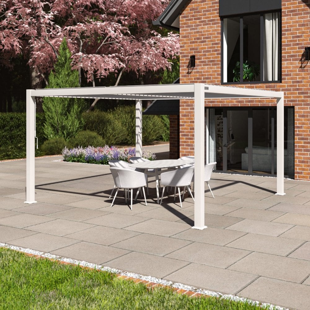 Como Pergola Aluminium Square 40x40 Frame Only