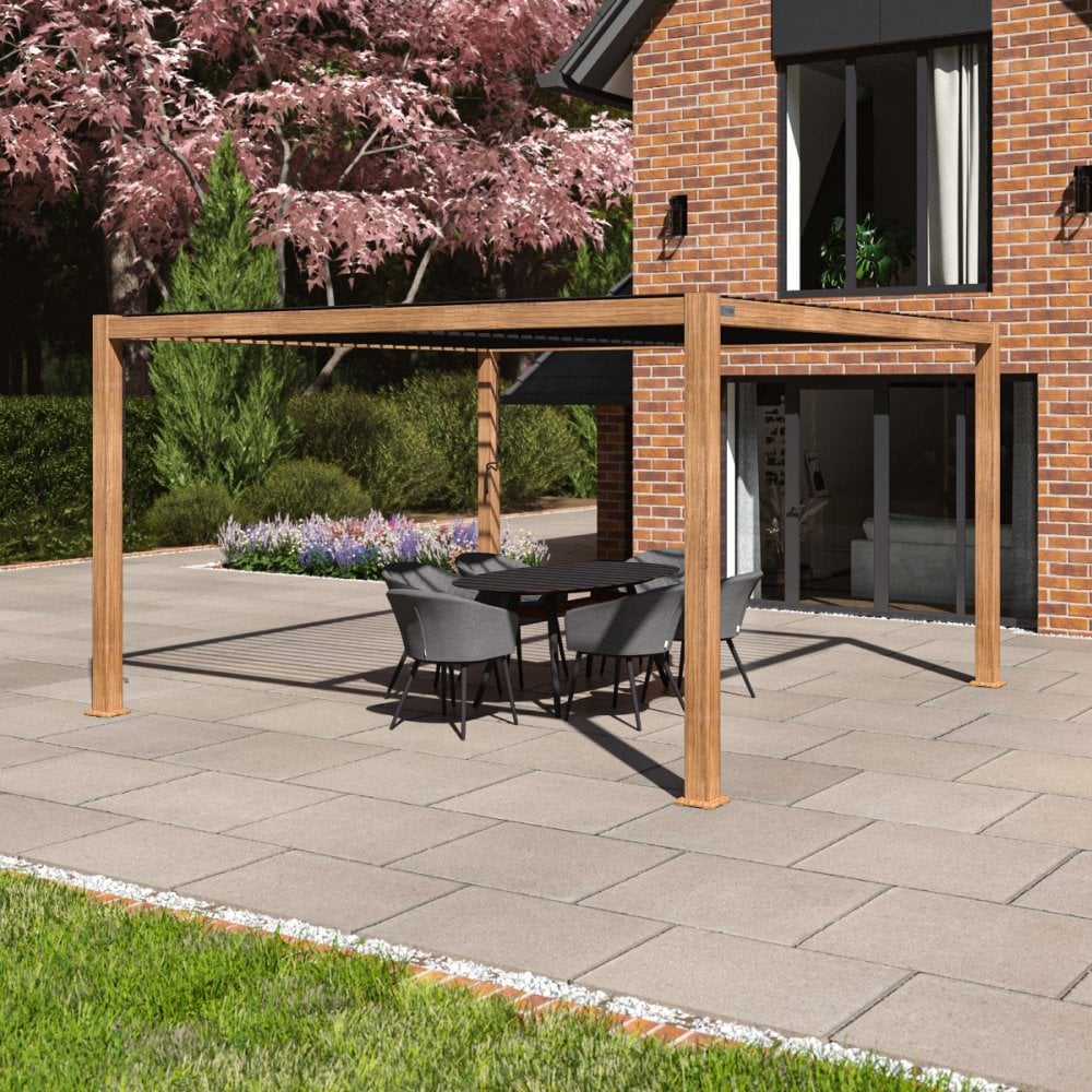 Como Pergola Aluminium Square 40x40 Frame Only