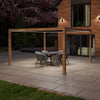 Como Pergola Aluminium Square 40x40 Frame Only