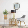 85cm Square Plant Stand Silver Gold Inside