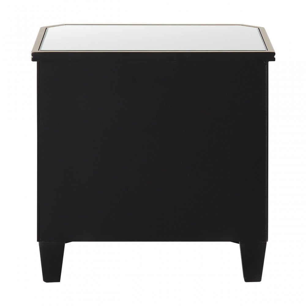 Becca 2 Drawer Mirror Cabinet Champagne