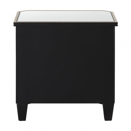 Becca 2 Drawer Mirror Cabinet Champagne