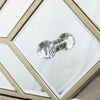 Becca 2 Drawer Mirror Cabinet Champagne