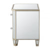 Becca 2 Drawer Mirror Cabinet Champagne