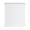 Torino 1 Drawer 2 Door Cabinet White Mirror Top