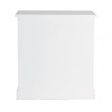 Torino 1 Drawer 2 Door Cabinet White Mirror Top