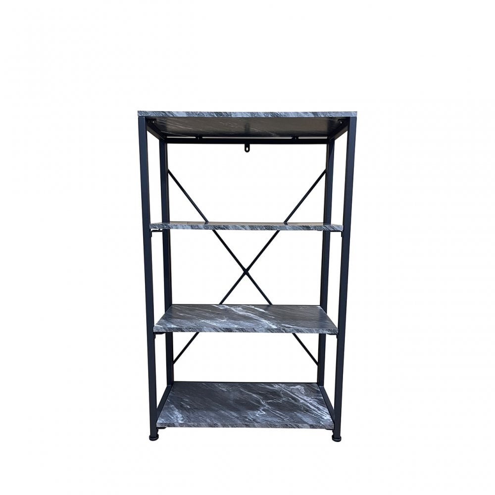 Alora 105cm 4-Tier Black Display Unit 37