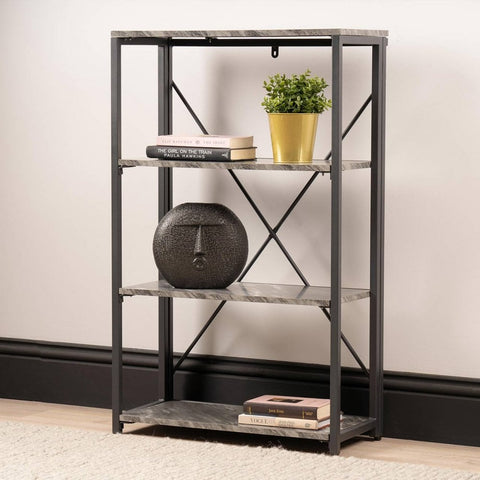 Alora 105cm 4-Tier Black Display Unit 37