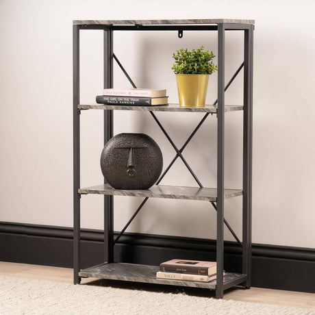 Alora 105cm 4-Tier Black Display Unit 37