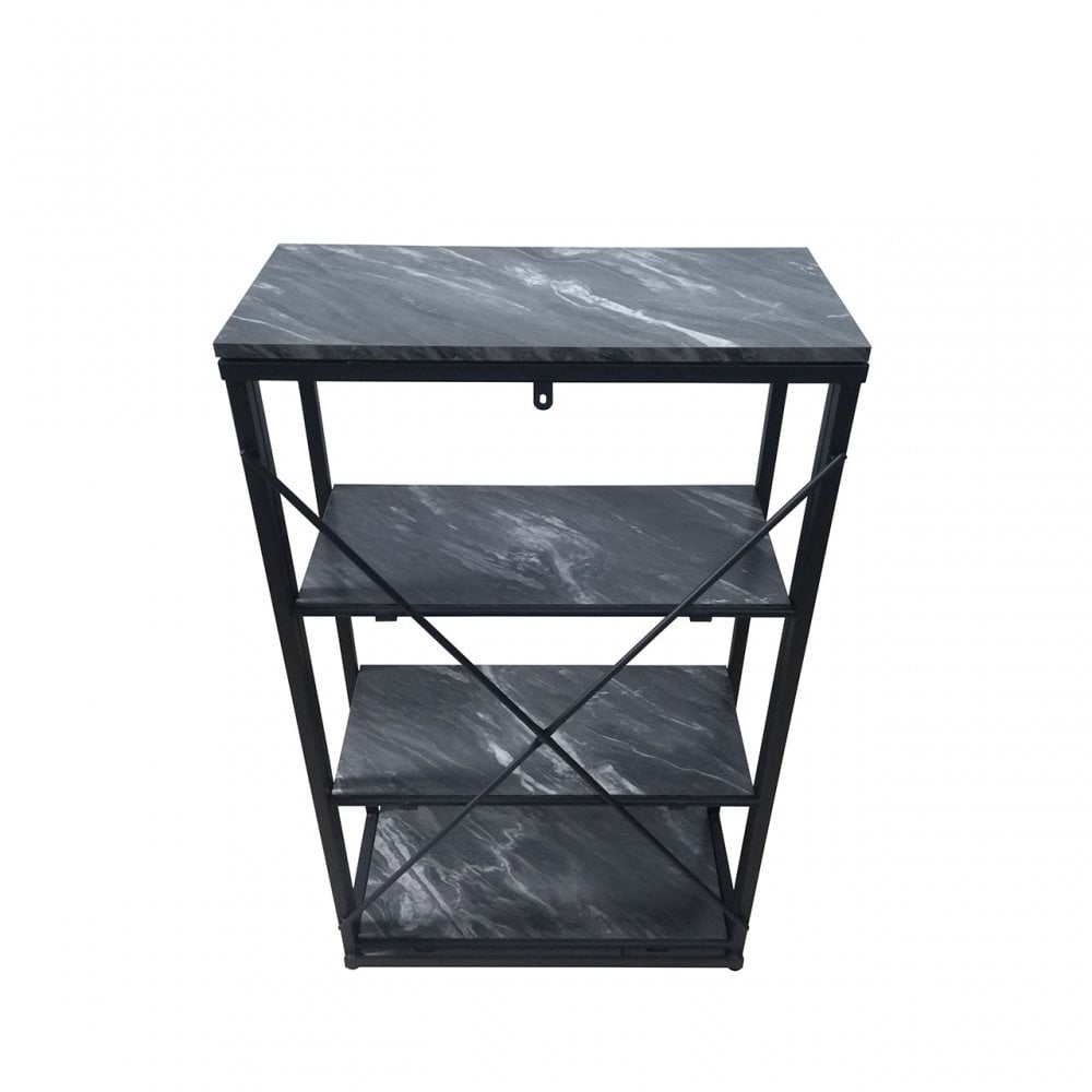 Alora 105cm 4-Tier Black Display Unit 37