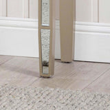 Vista 2 Drawer Dark Champagne Wood Console Table
