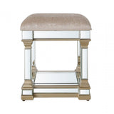 Apollo Mirror Stool Champagne