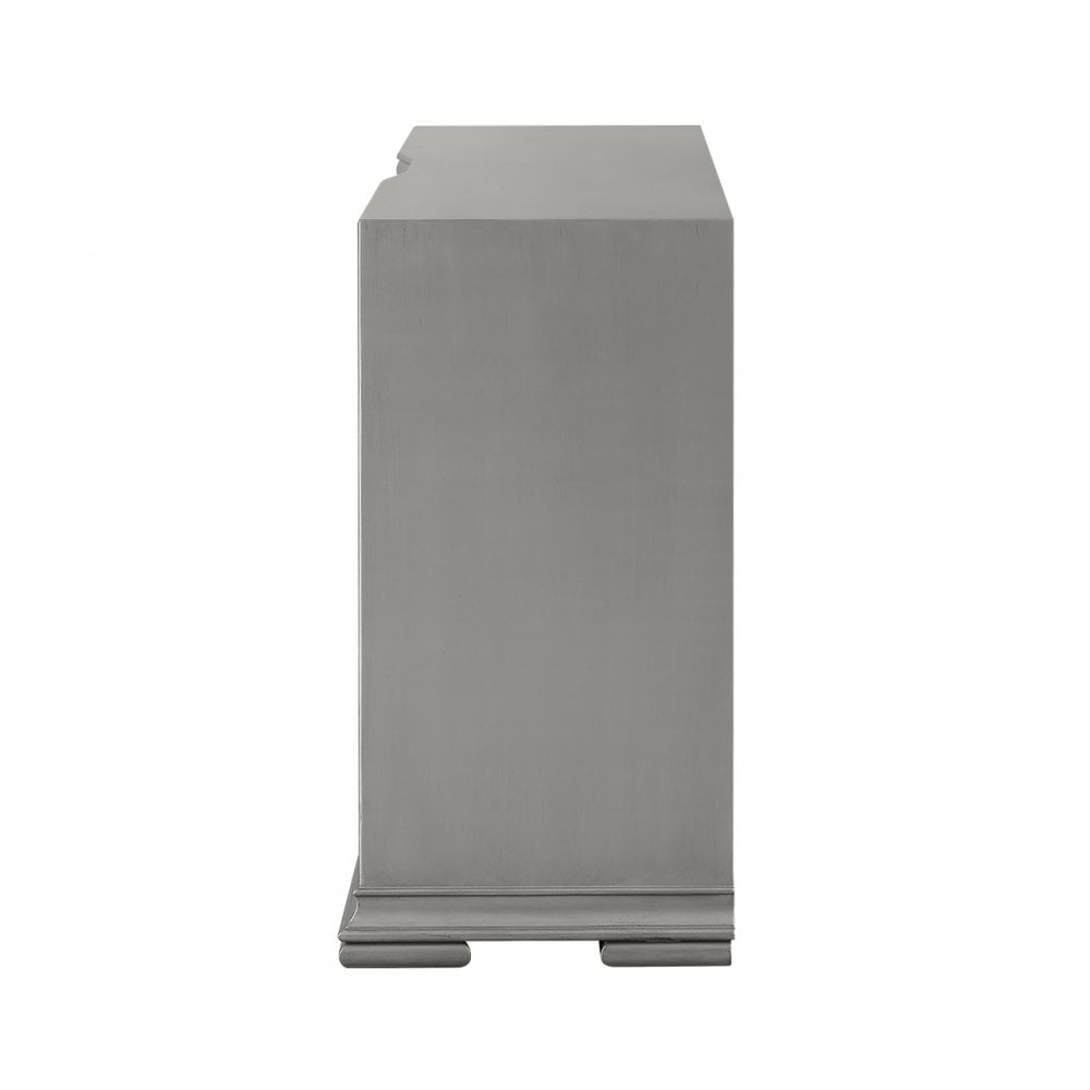 Lucca 3 Drawer Mirror Chest Grey