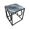 Alora Black Metal End Table - KD 32