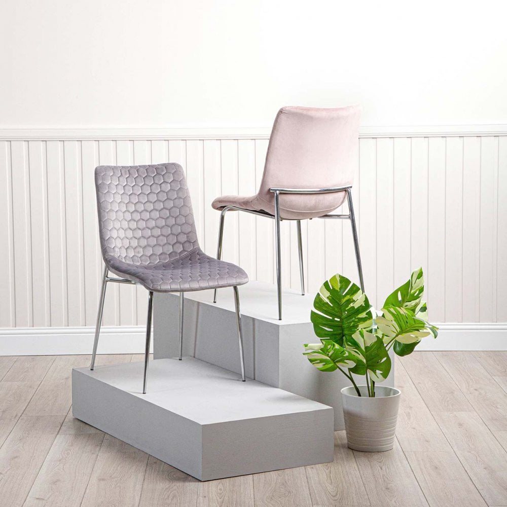 Value Zula Dining Chair With Chrome Legs