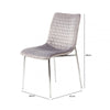 Value Zula Dining Chair With Chrome Legs