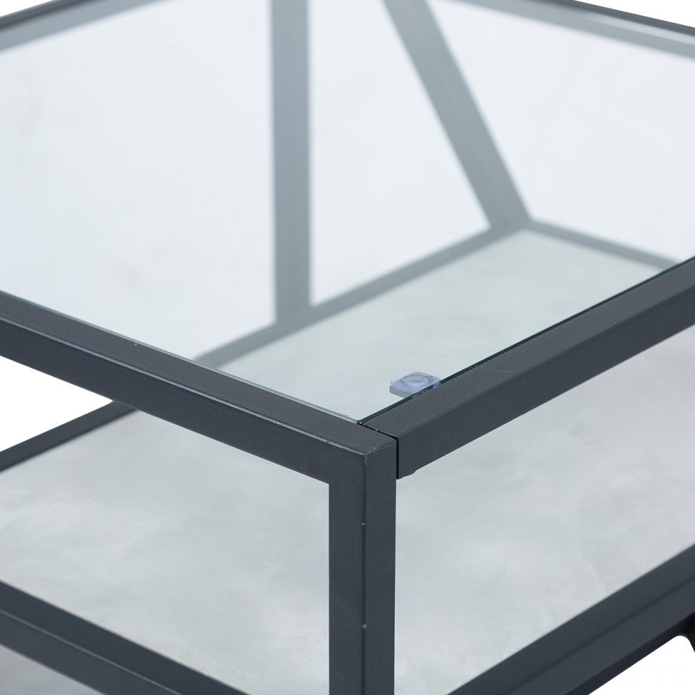 Ibarra Black and Grey End Table - KD