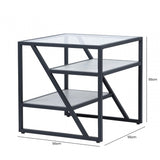 Ibarra Black and Grey End Table - KD