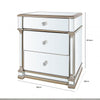 Apollo 3 Drawer Mirror Cabinet Champagne
