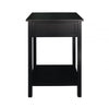 Lindon 1 Drawer End Table Black - KD includes 2 sets of Handle in Nickel and Gold