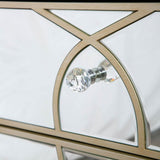 Pristina 2 Drawer Mirror Cabinet Champagne