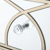 Pristina 2 Drawer Mirror Cabinet Champagne