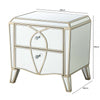 Pristina 2 Drawer Mirror Cabinet Champagne