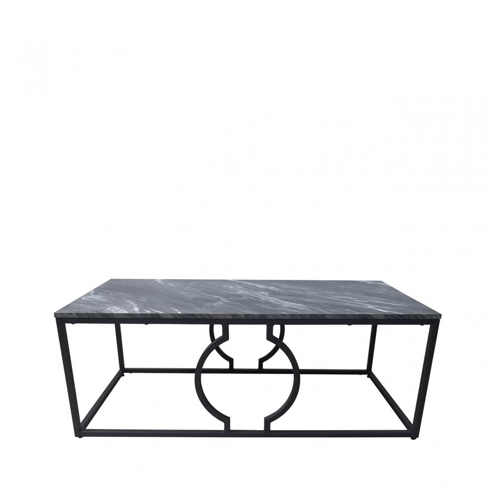 Alora Black Metal Coffee Table - KD 35