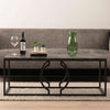 Alora Black Metal Coffee Table - KD 35