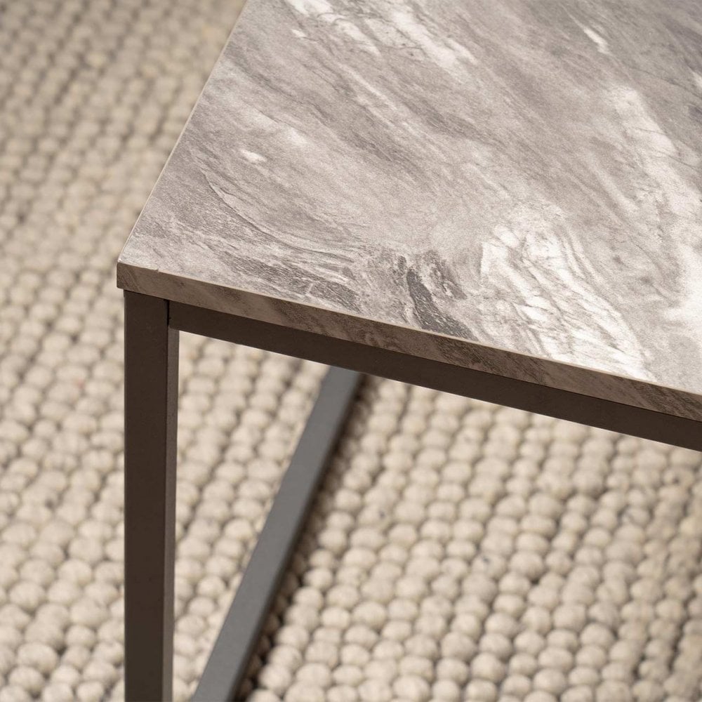 Alora Black Metal Coffee Table - KD 35