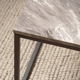 Alora Black Metal Coffee Table - KD 35