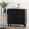 Solano 4 Drawer Chest Black - KD Legs