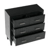 Solano 4 Drawer Chest Black - KD Legs