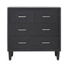 Solano 4 Drawer Chest Black - KD Legs