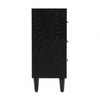 Solano 4 Drawer Chest Black - KD Legs