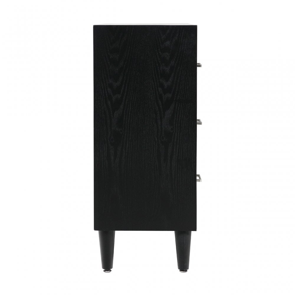 Solano 4 Drawer Chest Black - KD Legs