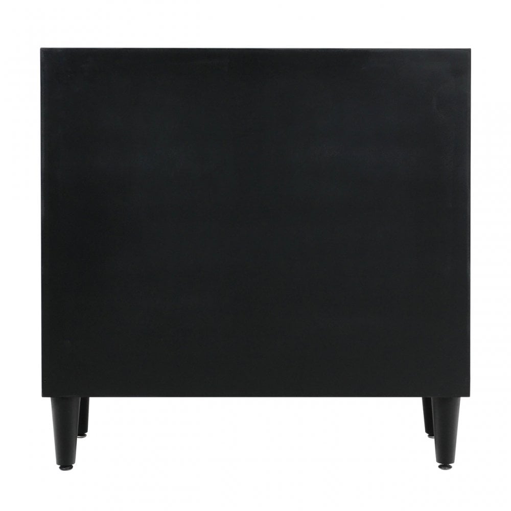 Solano 4 Drawer Chest Black - KD Legs