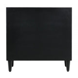 Solano 4 Drawer Chest Black - KD Legs