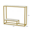 Suhani Cream and Gold Console Table - KD