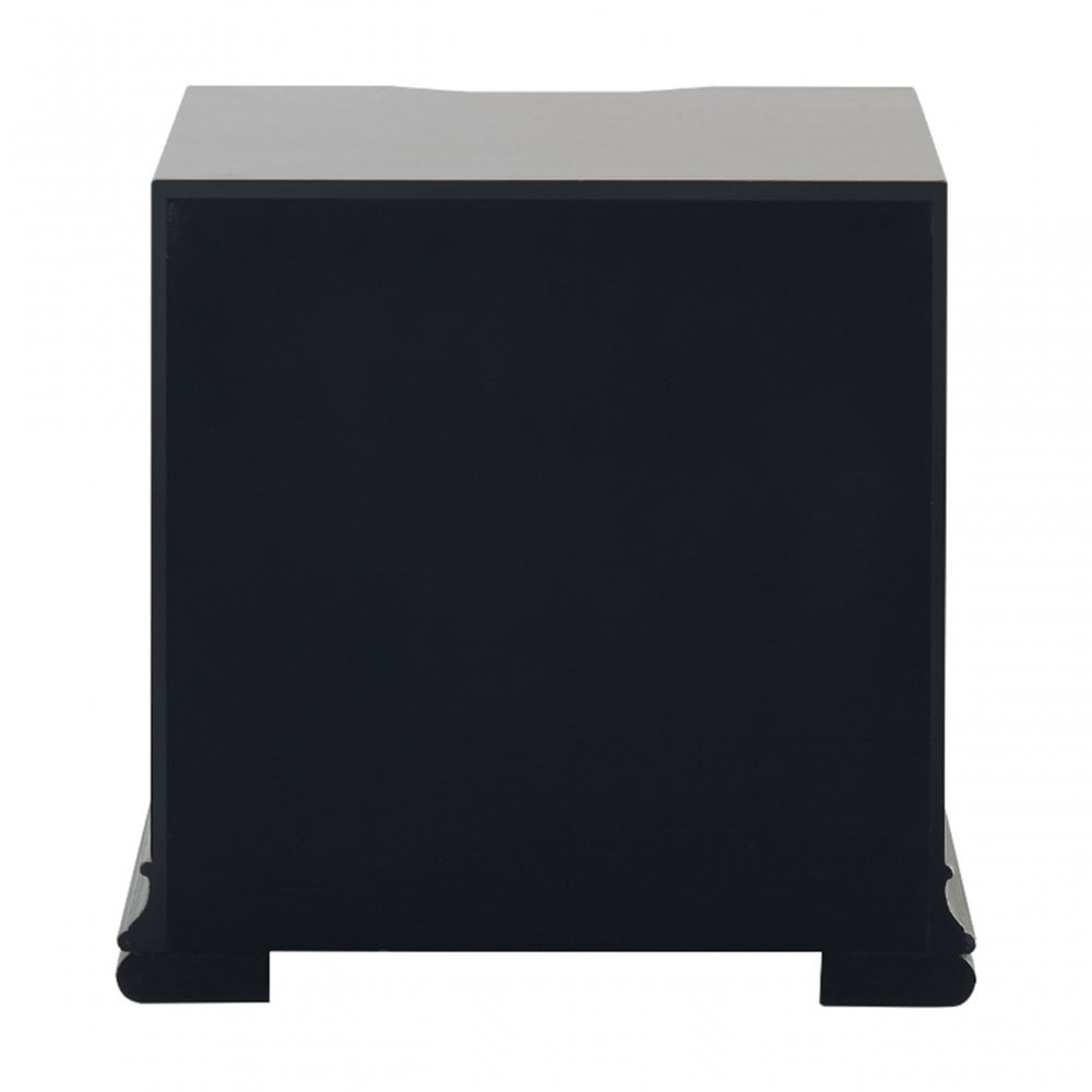 Lucca 2 Drawer Mirror Cabinet Grey