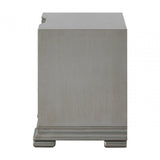 Lucca 2 Drawer Mirror Cabinet Grey
