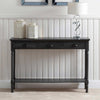 Delta Large 3 Drawer Console Table Dark Grey - Cup Handle