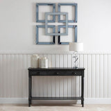 Delta Large 3 Drawer Console Table Dark Grey - Cup Handle