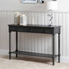Delta Large 3 Drawer Console Table Dark Grey - Cup Handle