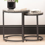 Alora Set of 2 Black End Table 30